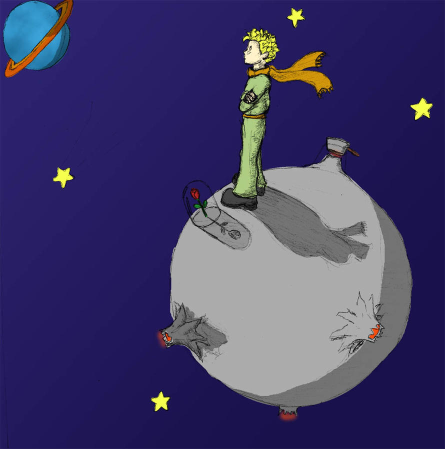 Планета маленького принца рисунок. Маленький принц астероид в-612. Б 612 маленький принц. Астероид маленького принца. Планета земля маленький принц.