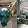 Resin dragon mask