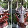Leather dragon mask