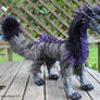 Purple creature doll