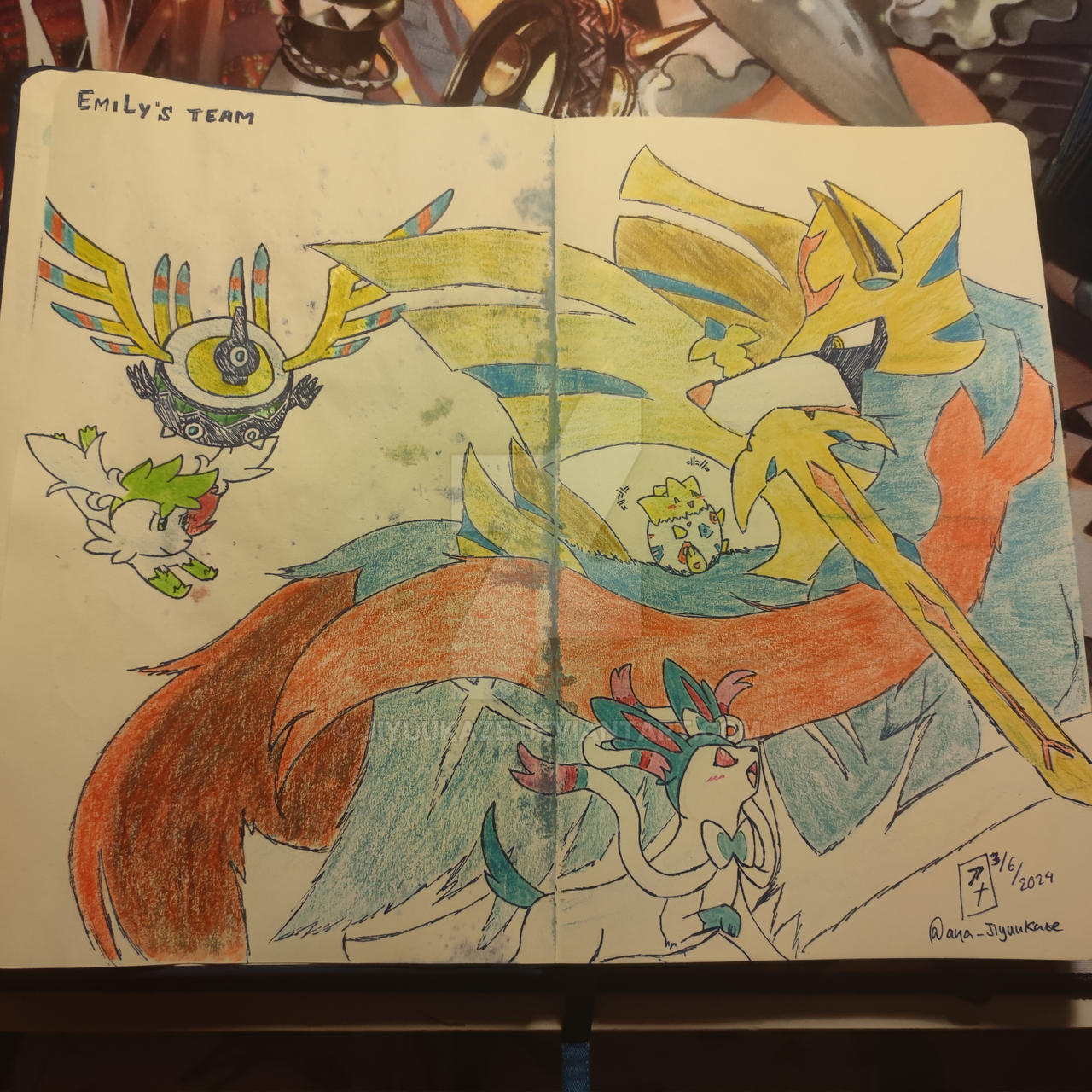 Pokemon Reburst Deviantart Emily's Pokemon team by jiyuukaze on DeviantArt