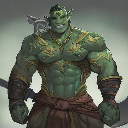 Thick, Ropey Orc Muscle