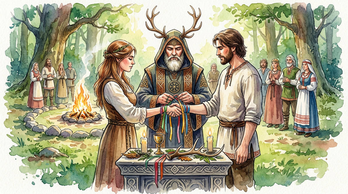 Pagan wedding by GreyGreyHorse on DeviantArt