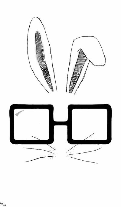 Geeky Rabbit Geeky Bunny by GalaxyPlayer17 on DeviantArt