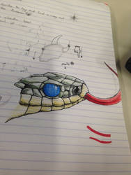 Snake head doodle
