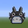 Minecraft Totoro Pixel Art