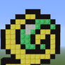 Minecraft Pixel Art: Zelda Gem (3/3)