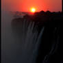 Sunset on Victoria Falls
