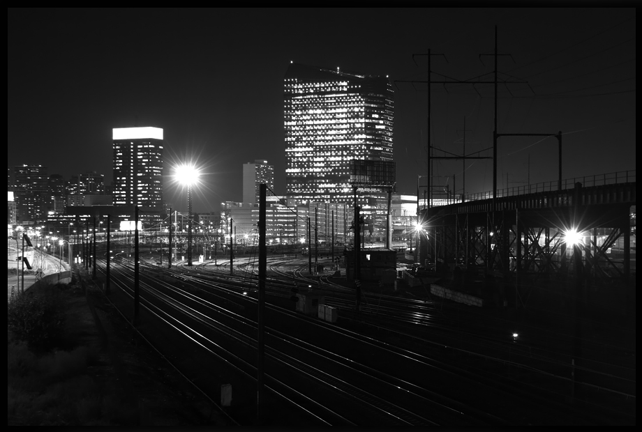 Nighttime Railroad