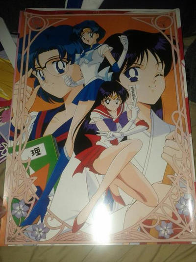 Sailor Moon - Rei/Ami/Mars/Mercury - Poster