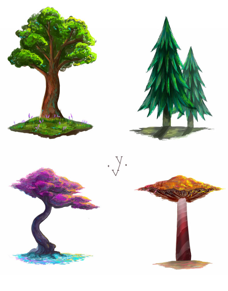 Concept: Trees by BenjiroLuca on DeviantArt