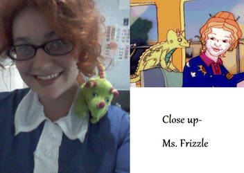 Close up Ms Frizzle
