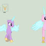 princess cadance and Princess Twilight Sparkle Bas