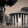 Rome in duotone. Temple.