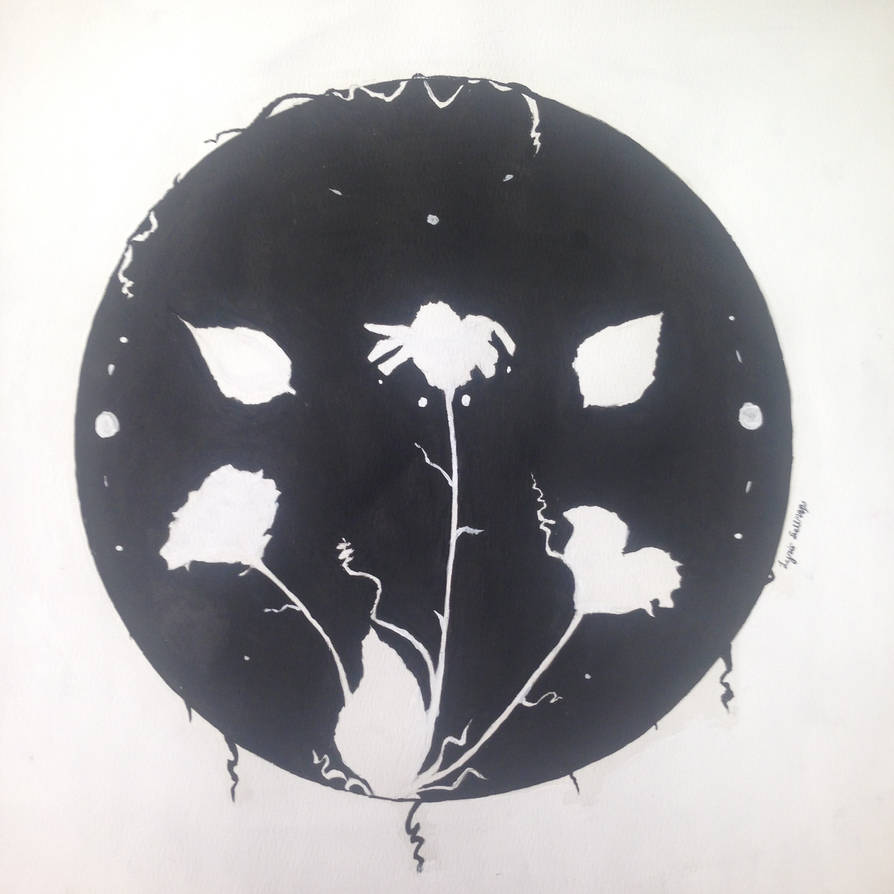 Negative-positive flower design by Man-Eating-Giraffes on DeviantArt