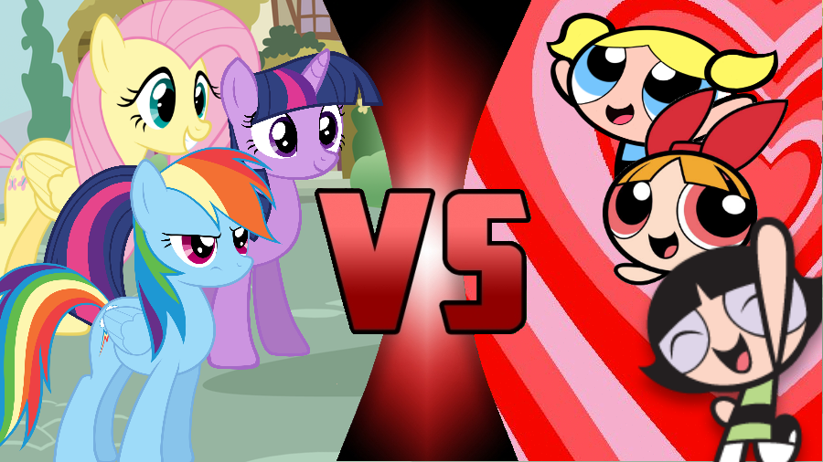 Mlp Vs Ppg by mrpbl13 on DeviantArt