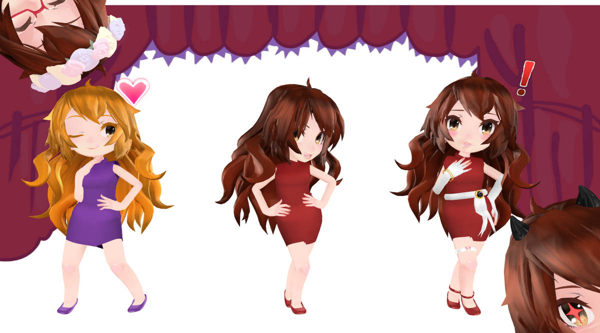 FNF MMD Chibi Girlfriend by ShannaHeart on DeviantArt