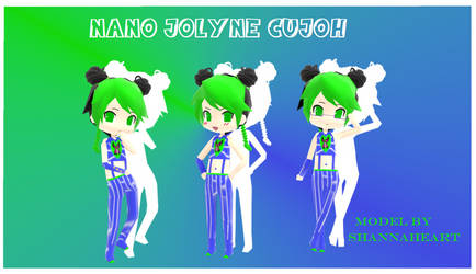 MMD Jojo and Junko&#;s pose transparent background PNG clipart