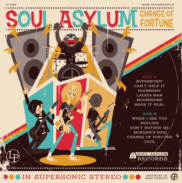 Soul Asylum - Vintage LP Cover Design by xkappax