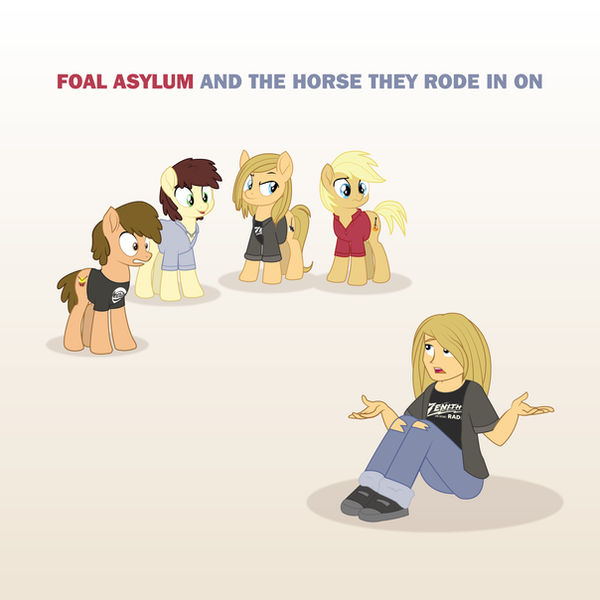 Foal Asylum - And The Horse They Rode In On by xkappax
