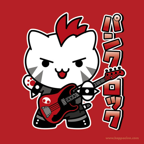 Punk Rock Cat-akana by xkappax on DeviantArt