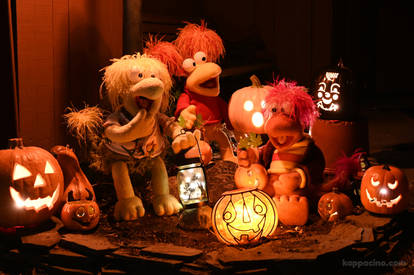 Fraggle Rock Halloween Scene