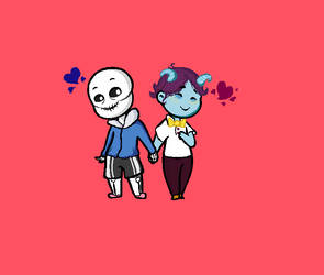 Sans X Mew mew kitty cat