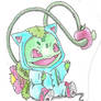 Bulbasaur Wearing A Venusaur Onesie