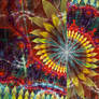 Psychedelic sunflower