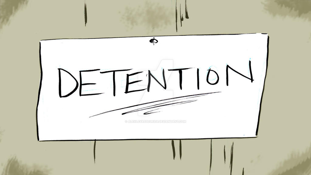 Detenton Sign Detention Sign by AlexLeVasseur378 on DeviantArt
