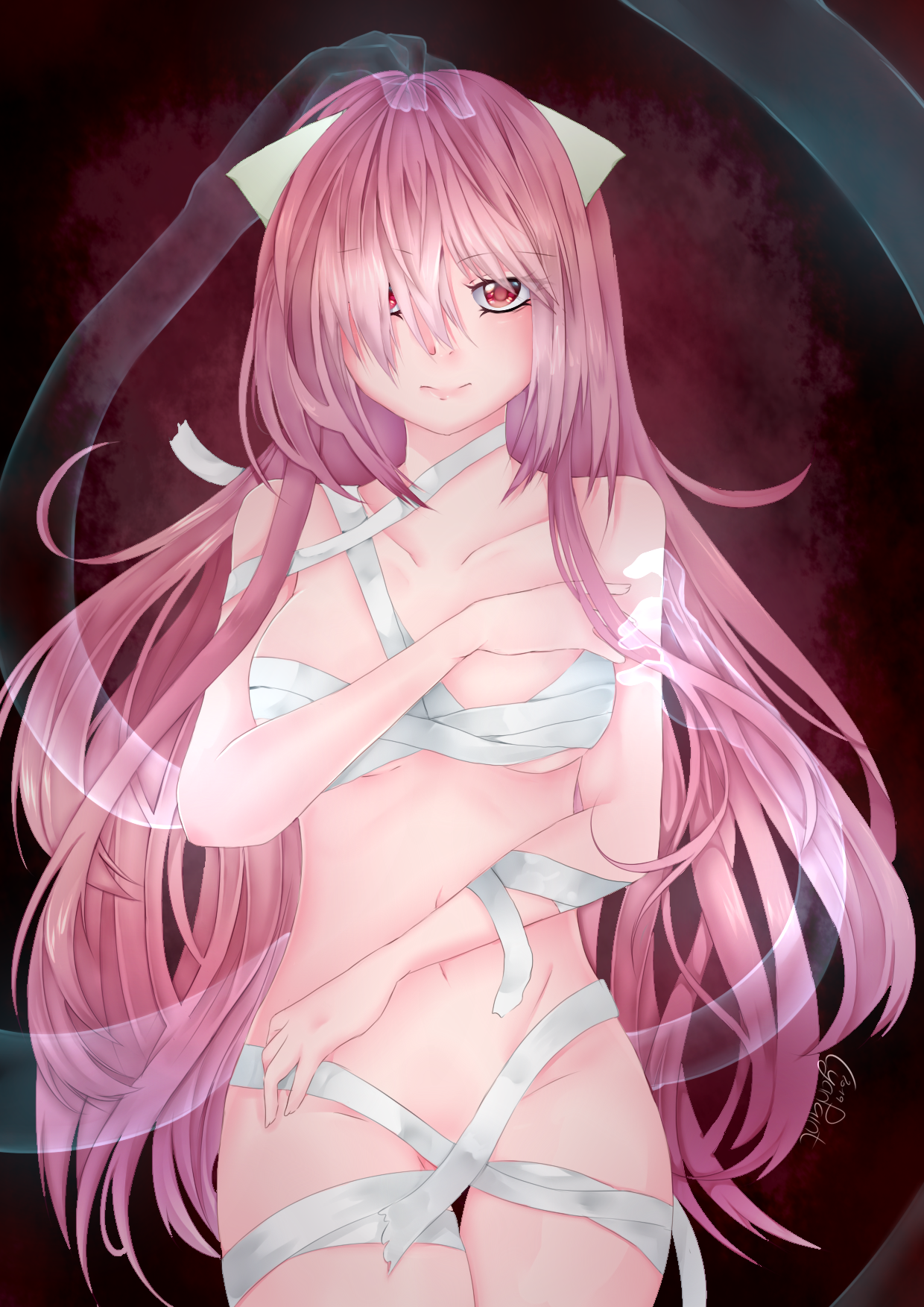 Lucy Elfen Lied Render (anime) by AkireyLove on DeviantArt