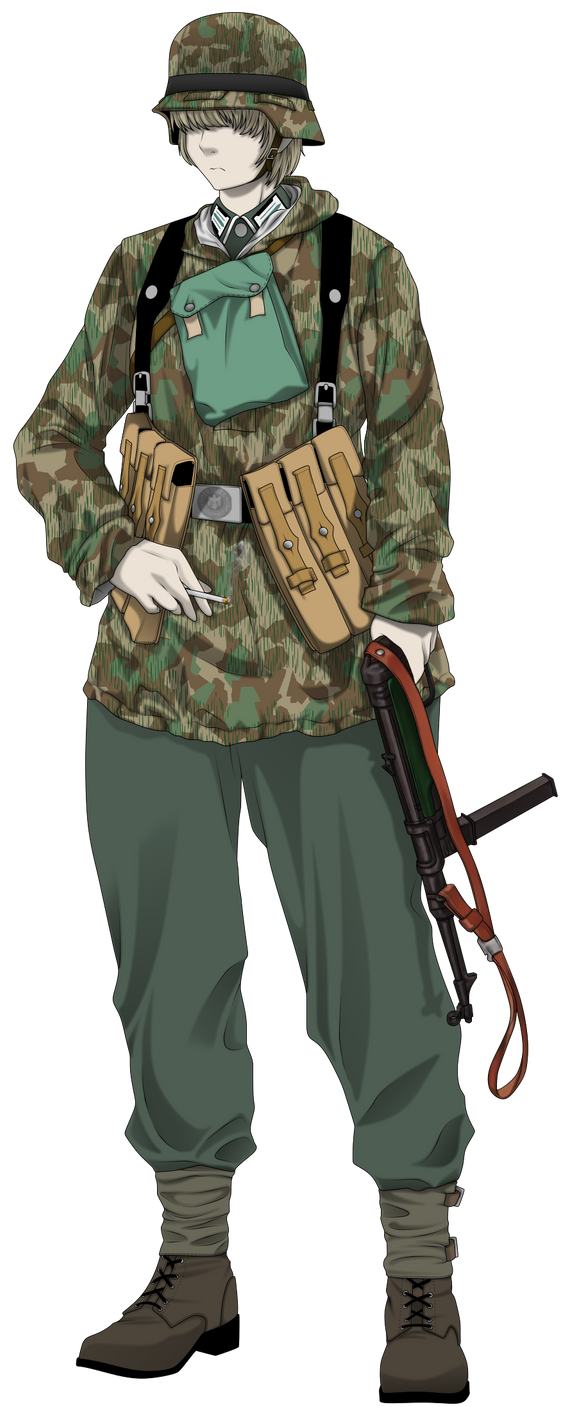 Wehrmacht Soldier Girl with Splittermuster 41 by Afelowartist on DeviantArt