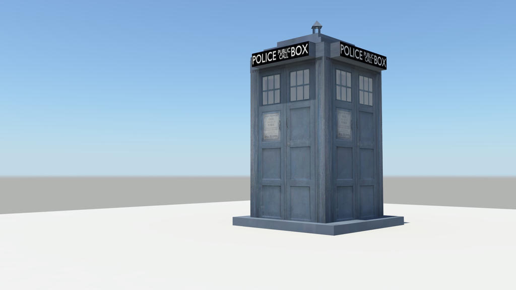 TARDIS DOCTOR WHO MODELING