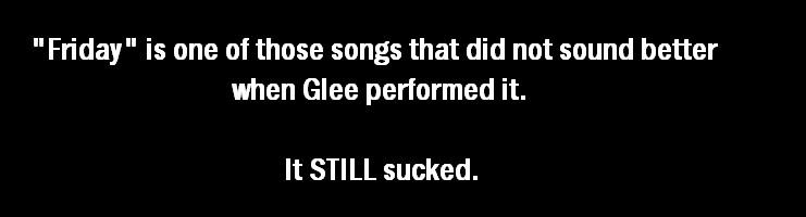 Glee: It Still Sucked.