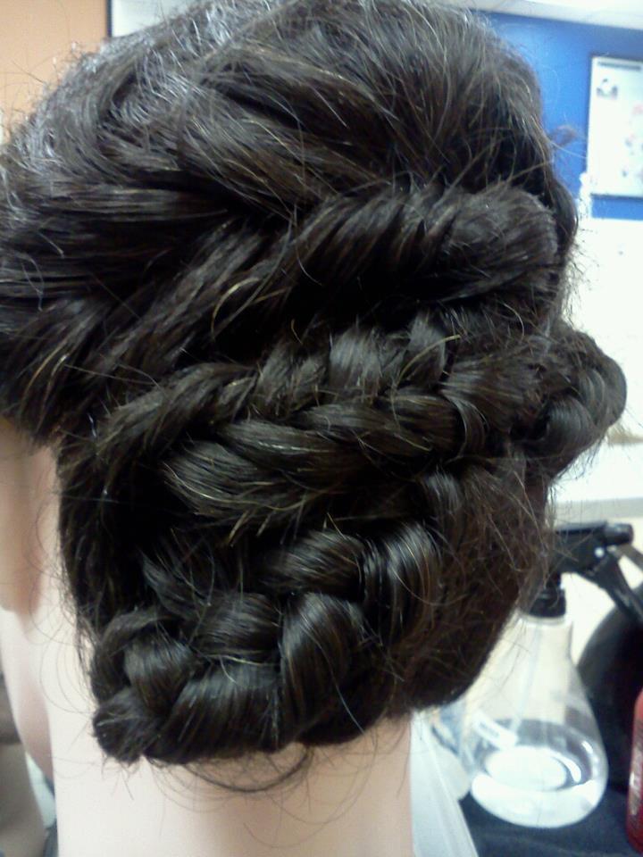 Fishtail and French Braid Updo