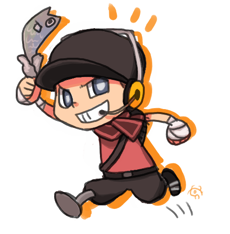 TF2 Awkward - Cat the Scout by chibijaime on DeviantArt