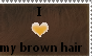 Brown Hair Stamp