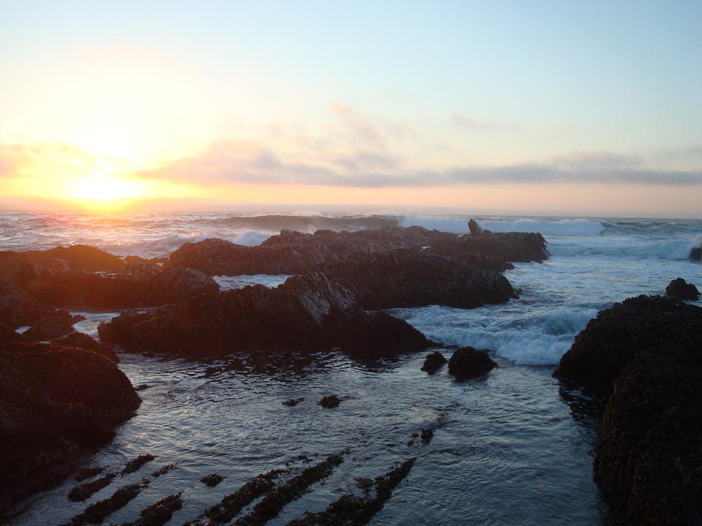 sunset at montana de oro