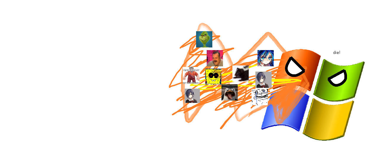 windows XP burns 10 bad users! by playstation54 on DeviantArt