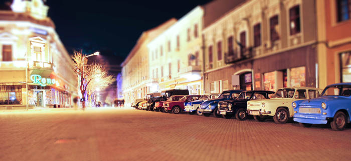 Old Cars - Tilt shifting