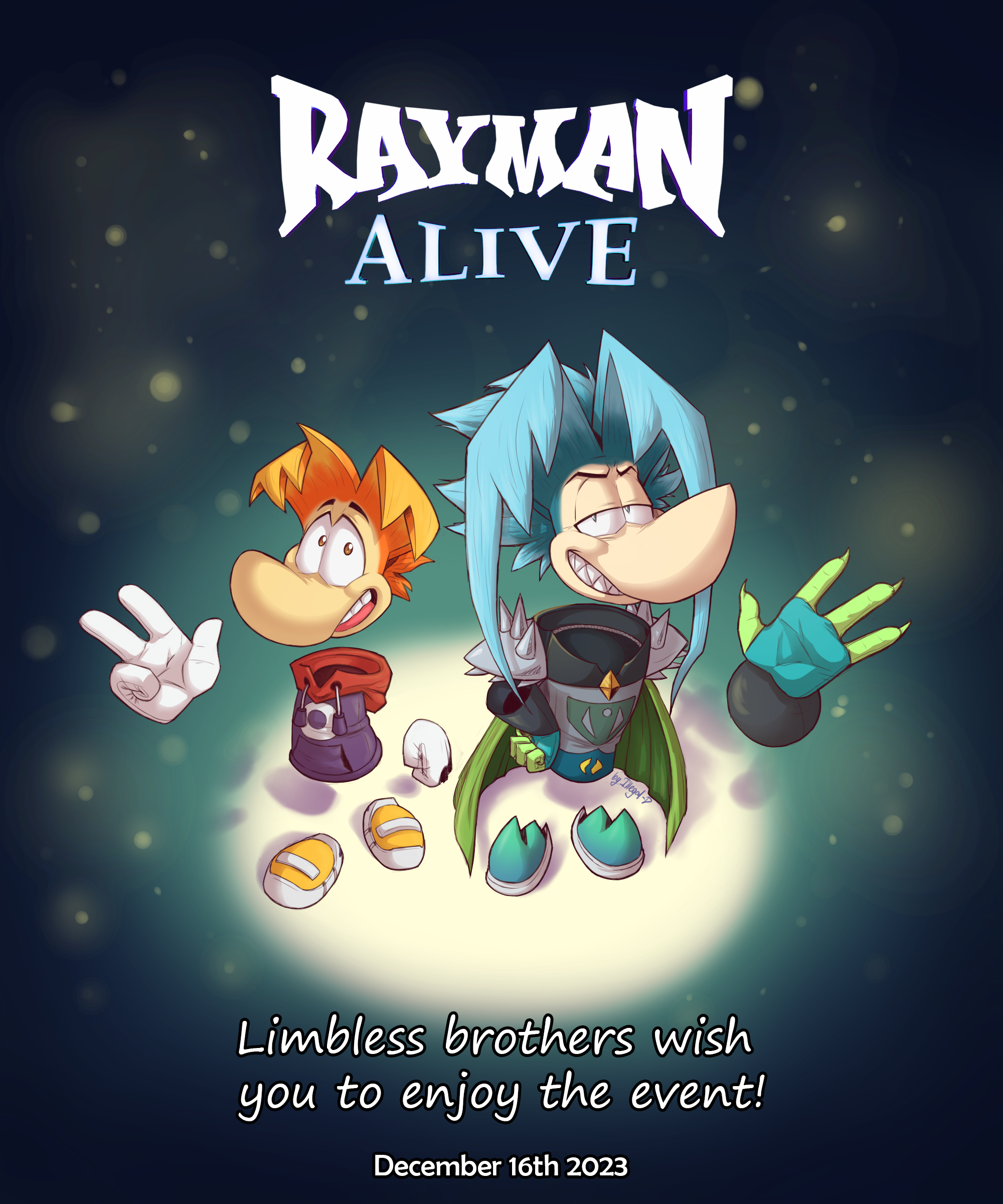 Rayman Death Inflation Rayman Alive by Illegal-D on DeviantArt