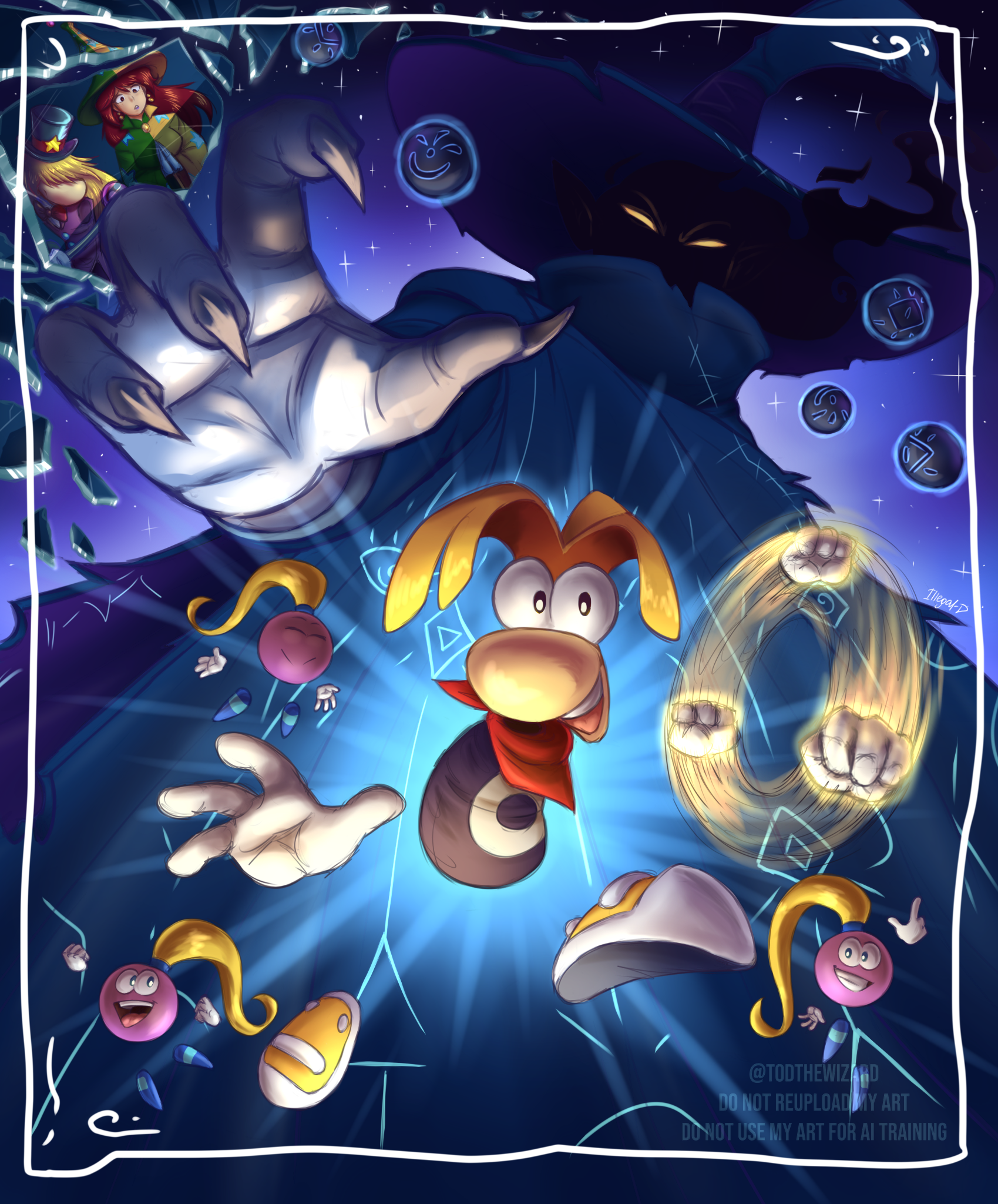 Rayman Livery Rayman 30th Anniversary Edition Celebration FanArt by Illegal-D on ...