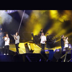1D Posted this Of The Boys On Stage! by Skylatheunicorn