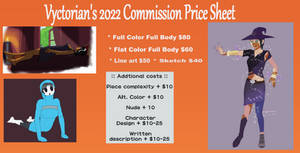 Commission Sheet 2022 Part 1 of 2