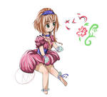 Sakura Chibi by UntappedChaos
