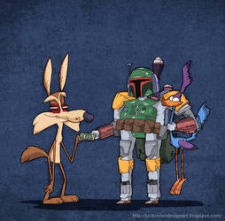 Boba Fett VS Road Runner