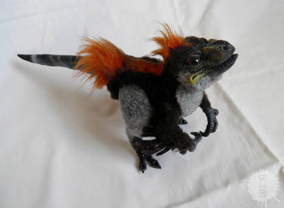 Animatronic Raptor Chick OOAK artdoll - PROTOTYPE