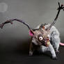 nosferatu the possessed rat - ooak art doll