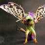 Amok the NeonDragon OOAK posable art doll