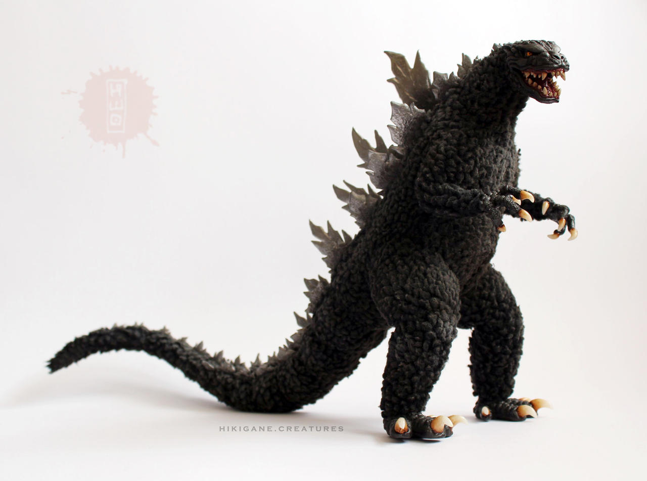 Posable Godzilla GOJIRA - Godzilla OOAK posable art doll for SALE by hikigane on DeviantArt
